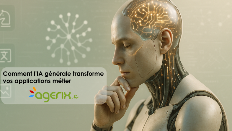 Intelligence artificielle générale et applications métier : analyse d'expert sur Genie 3, l'AGI et l'impact sur le développement applicatif en 2025.